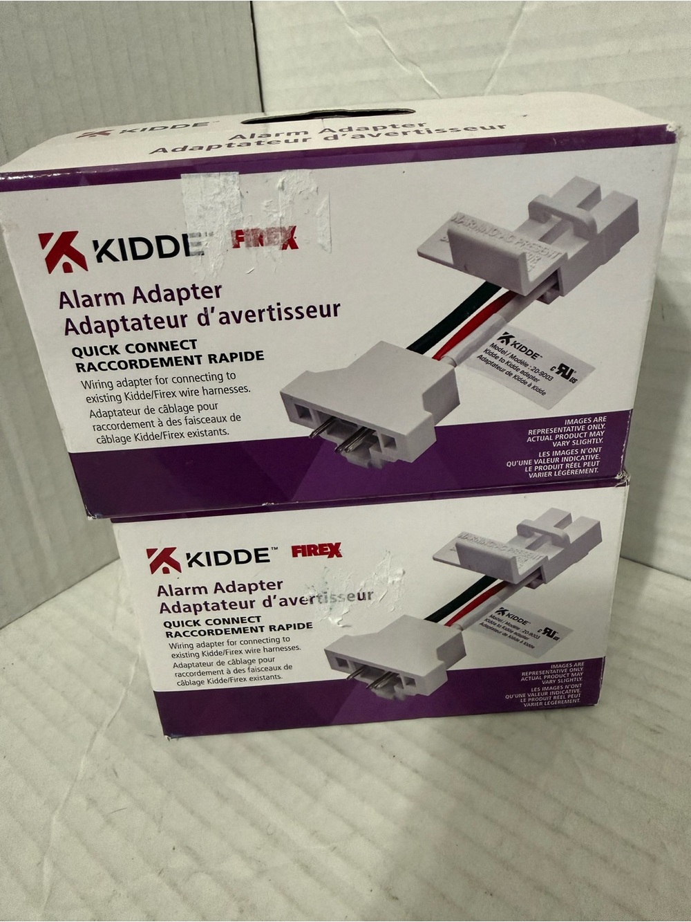 ( 2 PACK )Kidde Quick Connect Smoke Detector Adapter Plug,Smoke Alarm, 20-9003.